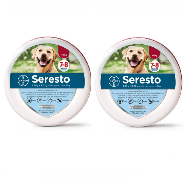 2x Seresto per Cani Medio Grandi oltre 8kg 2x Seresto per Cani Medio Grandi oltre 8kg
